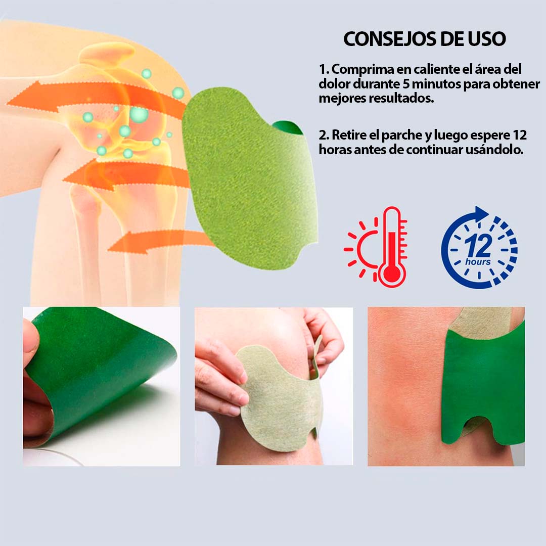Parches para alivio rodilla